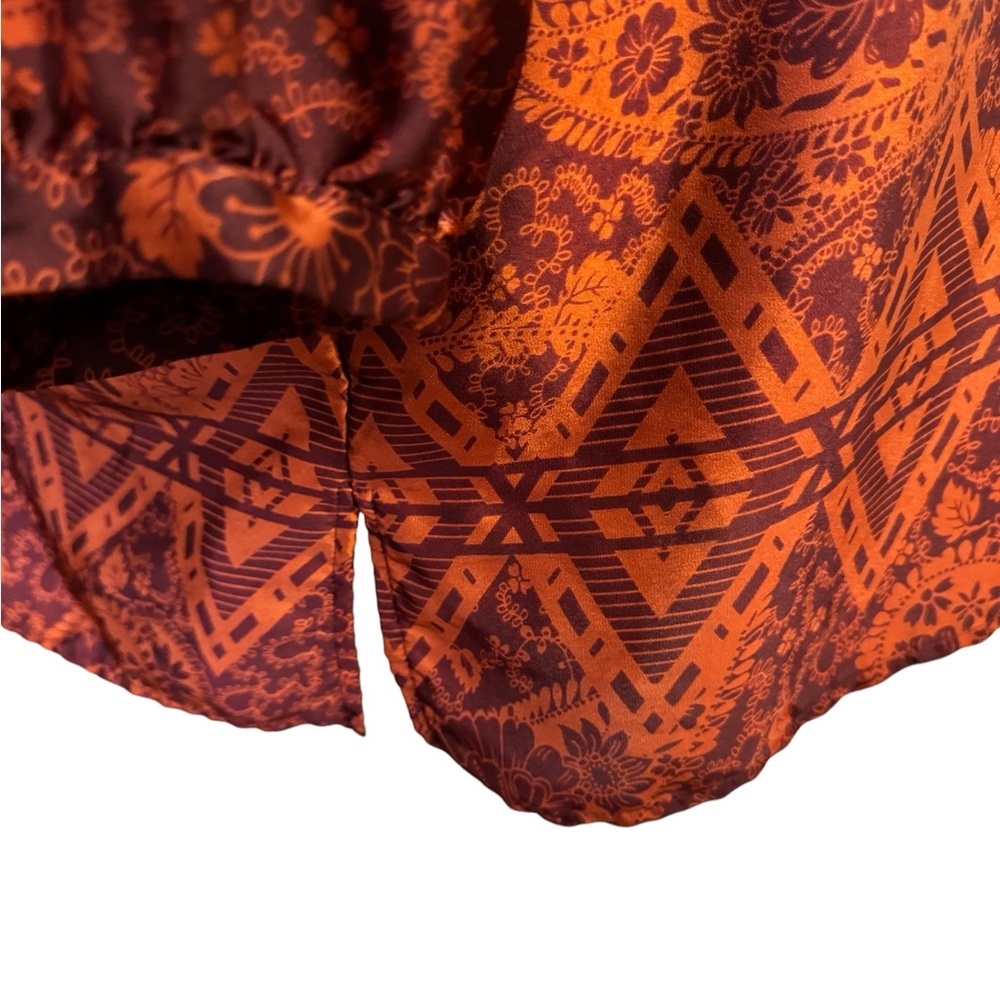LIZ CLAIBORNE  BEAUTIFUL PRINT BLOUSE SIZE:  XLARGE #2 - Picture 6 of 10
